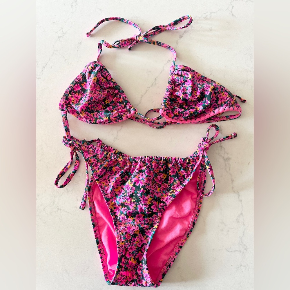 Target pink bikini